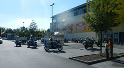 Unsere Eskorte